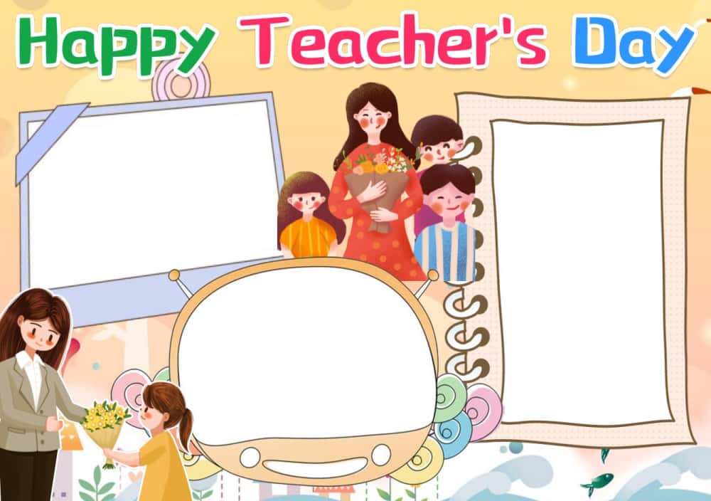 图片[56]-4000套小学电子卡通小报手抄报word模板节日手抄报涂色线稿素材-五车芝士